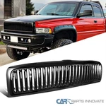 Fit 94-01 Dodge Ram 1500 2500 Glossy Black Abs Vertical Front Bumper Hood Grille. Fixed Price $78.95.