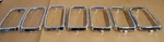 6ML09SZ0AA 2017-21 Jeep Grand Cherokee Chrome Grille Trim Ring Kit. Fixed Price $203.35.