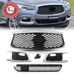 4PCS For 2016-2020 Infiniti QX60 Front Bumper Cover Grille Fog Light Bezel. Fixed Price $196.00.
