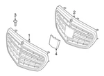 Mercedes Benz E63 Amg E550 E400 E350 2014-2016 Radiator Grille 2128801883. Fixed Price $1050.00.