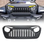 Matte Black Front Vader Grille W/eyebrow Drl For 18-25 Jeep Wrangler Jl Jt. Fixed Price $169.99.