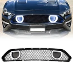 Front Mach Upper Grille W/ Led Turn Signal Lights 18-23 Ford Mustang. Fixed Price $149.90.