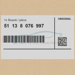 Genuine Bmw 51138076997 -. Fixed Price $89.59.