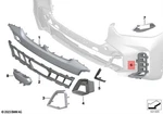 Genuine Bmw X5 G05 30DX 40DX 40IX Air Vent Grille Rechts 51118085624. Fixed Price $113.87.