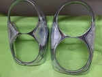 Vintage Mercedes Benz Headlight Bezels Doors. Fixed Price $99.00.