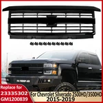 Gloss Black Front Bumper Grille For 2015-2019 Chevrolet Silverado 2500HD 3500HD. Fixed Price $122.00.