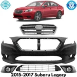 Front Bumper Cover Paintable & Grille Assembly Kit For 2015-2017 Subaru Legacy. Fixed Price $519.99.