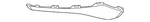 Genuine Audi Bumper Trim 8Y0-807-954-C-T94. Fixed Price $147.37.