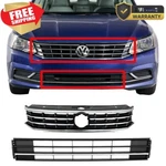 For 2016-2018 Front Bumper Upper & Lower Grille Assembly Volkswagen Passat 2PC. Fixed Price $176.10.