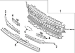 Genuine Ford Grille Assembly Radiator SL1Z-8200-BB. Fixed Price $1877.05.