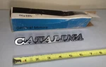 Nos 71 72 73 74 Pontiac Catalina Front Fender Emblem Badge Lh Or Rh Only One. Fixed Price $55.00.
