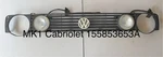 Oem Vw MK1 Cabriolet Front Grille W/ Lights & Harness 155853653A Rabbit. Fixed Price $149.99.