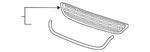 Genuine Volkswagen Lower Grille 5C6-853-671-A-9B9. Fixed Price $233.08.