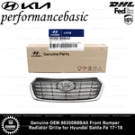 Genuine Oem 86350B8BA0 Front Bumper Radiator Grille For Hyundai Santa Fe 17-18. Fixed Price $480.00.