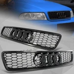 For 1996-2001 Audi A4 Black Abs Honeycomb RS4 Style Front Hood Grille. Fixed Price $28.99.