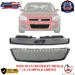 New Bumper Upper & Lower Grille 2PC Oem Replaces For 2006-2012 Chevrolet Impala. Fixed Price $119.92.