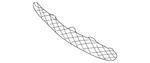 Genuine Mercedes-benz Grille 210-885-04-53. Fixed Price $165.60.