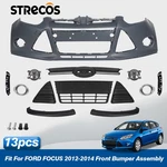 Ford Focus 2012 2013 2014 Front Bumper Cover Grille Assembly Kit Complete. Fixed Price $144.99.