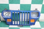 87-95 Wrangler *worn* Blue Front Upper Grille Panel Assembly Headlight Oem. Fixed Price $199.99.