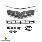Front Grille Fog Lights And Bezels/lower Deflector For Cadillac Srx 2010-2012. Fixed Price $173.88.