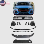 New Front Bumper Lower Grille Spoiler Insert 9PS Set For 2019- 25 S-line SQ3. Fixed Price $343.93.