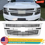 For 2015-2020 Chevrolet Tahoe/suburban Ltz Front Bumper Grille Gaz Summit White. Fixed Price $161.36.