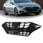 Front Upper Grille Black Plastic 86350L0700 Fit For Hyundai Sonata 2020-2021. Fixed Price $122.92.