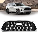 For Infiniti QX60 2022 2023 Front Radiator Upper Grille Black+chrome 62310-6SA1B. Fixed Price $178.38.