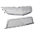 New Chrome Front Upper & Lower Grille For Cadillac Cts-v 2009-2014 Honeycomb. Fixed Price $103.15.