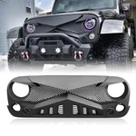 Matte Black Front Bumper Grille Mesh For 2007-2018 Jeep Wrangler Jku. Fixed Price $118.00.