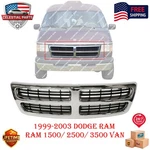 New Oem Replaces Grille Black And Chrome For 1999-2003 Dodge Ram 1500 2500 Van. Fixed Price $146.49.