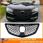For 2014 2015 2016 Acura Mdx Front Bumper Grille Gloss Black Upgrade 2022 Style. Fixed Price $313.49.