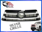 For 2017 2019 Toyota Highlander Front Bumper Upper Grille Silver TO1200425. Fixed Price $78.34.