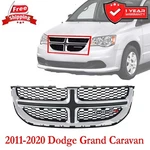 Bumper Grille For Dodge Grand Caravan 2011-2020 Front Upper Chrome. Fixed Price $210.99.