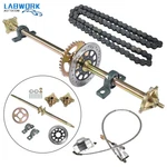 Go Kart Atv Rear Live Axle Kit Sprocket & Hub Brake Assembly CHAIN-29" 32" 44". Fixed Price $82.84.