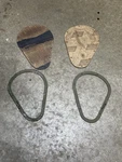 M38A1 M170 G758 Army Jeep Arctic Grill Cover Lens And Retainer Set. Fixed Price $65.00.