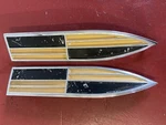 1920 's 1930 1929 Hupp Door Emblem Pair Antique Car Trim Dl Auld. Fixed Price $49.99.