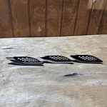 17-21 Maserati Ghibli Rwd Front Driver Left Side Fender Air Vent Grille Set Of 3. Fixed Price $96.00.