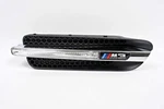 Bmw M3 E90 Front Wing Trim Grill With Emblem Left 51138046447 No Duty. Fixed Price $208.46.