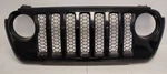 Oem Black Front Grille W/inserts Billet 2018-2024 Jeep Wrangler. Fixed Price $250.00.