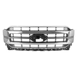 New Capa Chrome And Silver Front Grille Replaces ML3Z8200FA One Piece. Fixed Price $678.20.