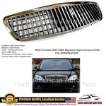2007 2008 2009 S550 S63 S450 S-class Grille W221 Chrome Gt Maybach Style New. Fixed Price $189.00.