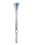 New 1938 Ford Deluxe Die Cast Chrome Grille Center Moulding 81A-8157-B. Fixed Price $527.85.