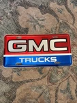 Vintage Nos Gmc Trucks License Plate. Fixed Price $159.00.