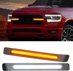 Led Grille Lights W/turn Signals For Dodge Ram 1500 2019-2024 Accessories. Fixed Price $95.00.