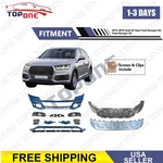 Complete Bumper Cover Grille Molding Valance Skid Plate For 2016-19 Audi Q7 Base. Fixed Price $799.12.