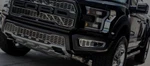 2017-2018 Ford Raptor Front Lower Bumper Leaf Grilles 2PC Polished Stainless. Fixed Price $164.43.