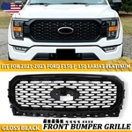 Abs Front Grille Gloss Black 2021-2023 Ford F-150 F150 ML3Z-8200-LBPTM. Fixed Price $143.99.