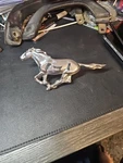 1974-1978 Ford Mustang Ii Chrome Pony Grille Emblem D4ZB-8216-AA. Fixed Price $21.00.
