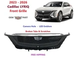 2023 2024 2025 2026 Cadillac Lyriq Front Grille Led Emblem Camera Hole 86784784. Fixed Price $950.00.